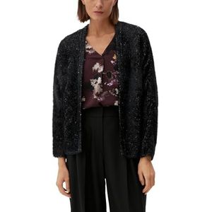 s.Oliver BLACK LABEL Dames Gebreid jack, L, zwart, L