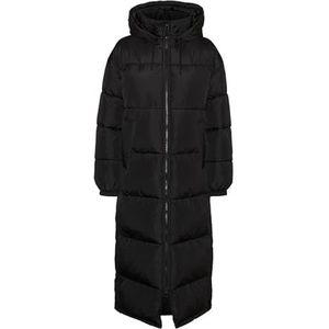 VERO MODA Vmklea Long Coat Noos Damesmantel, zwart, XS