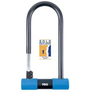 Oxford LK348 Alarm-D PRO Bike Verkocht Gold Award High-Security Fietsen U Lock (320 Lengte 320 mm x Breedte 173 mm), Zwart, One Size