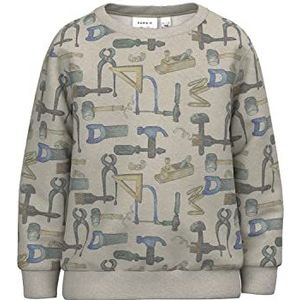 NAME IT Nmmbette Sweat UNB Sweatshirt Kinderen Baby, Peyote Melange, 86