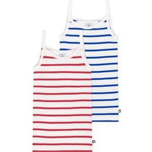 Petit Bateau Hemden met bandjes (2 stuks) voor meisjes, Variant 1:, 24 Maanden