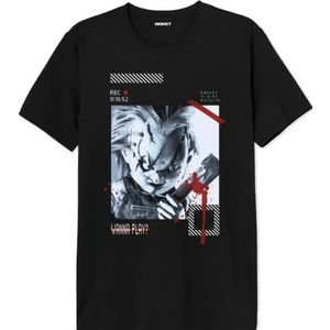 Chucky UXCHUCKTS002 T-shirt, zwart, 3XL heren, zwart, 3XL