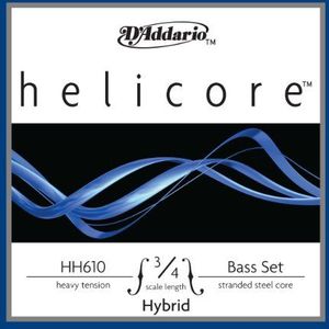 D'Addario Helicore Hybrid Bass enkele G-snaar. Sterke spanning. Full Set