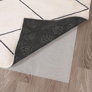 OHS Antislip matten rol, tapijt antislip tapijt laminaat houten vloeren uitglijden preventie tapijt grijper rol verstelbare maat antislip tapijt onderlaag, 150 cm x 220 cm