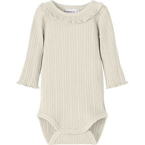 NAME IT Baby - meisjes Nbfolia Ls Body, Peyote Melange, 56 cm