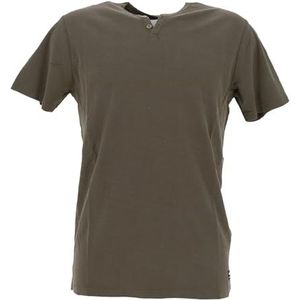 Teddy Smith Heren T-shirt Gabriel MC Turbulence kaki, maat M, Turbulentie kaki, M