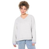 Ulla Popken - Sweatshirt - Blauw - Gelaagde Look - Lange Mouwen