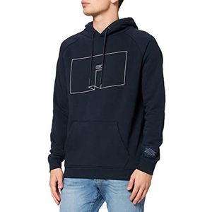 KRONSTADT Heren Harald Organic/Gerecycled Bedrukte Hood Hooded Sweatshirt