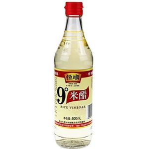 HENG SHUN Witte rijstazijn, 500 ml, 12-Count
