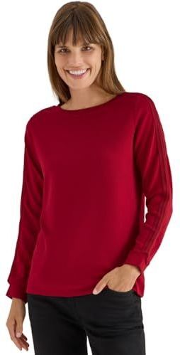 Cecil - Shirt - Beaujolais Red - Lange Mouwen - Met Galons