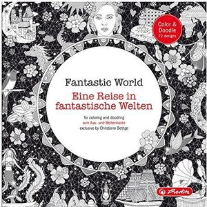 Herlitz 50013494 kleurboek Fantastic World voor volwassenen