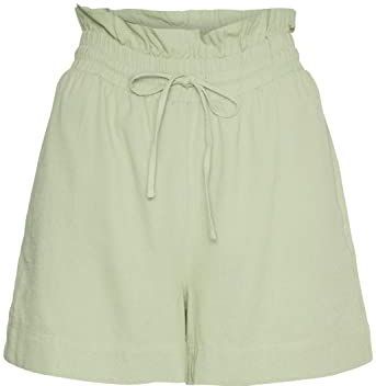 Vero Moda - VMMYMILO HW Paperbag - Korte Broeken - Reseda