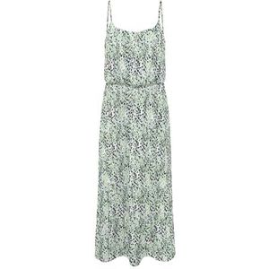 Onlnova Life Vis Strap Maxi Dress AOP, Quiet Green, 38
