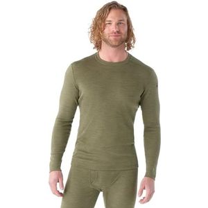 Smartwool Heren Merino 250 Baselayer Crew Boxed Thermal Tops Heren, Winter Moss Heather, XL