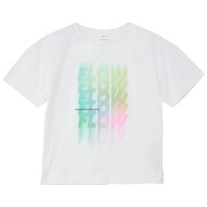 s.Oliver Junior T-shirt voor meisjes met print op de voorkant, 0100, 140 cm