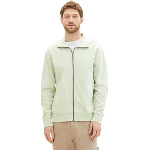 TOM TAILOR Sweatshirt voor heren, 35169 - Tender Sea Green, L