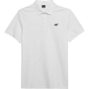 4F Polo Shirt M130 White M voor heren