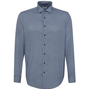 Seidensticker Heren 155740 Hemd, donkerblauw, 39