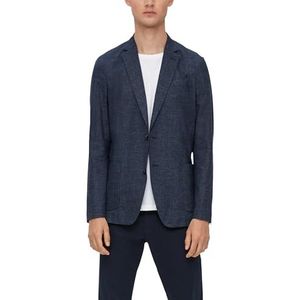 s.Oliver Men's Sakko Slim Fit, Blue, 52, blauw, 52