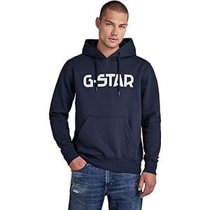 G-STAR Sweatshirt met capuchon voor heren, blauw (Mazarine Blue D20508-a971-4213), XS