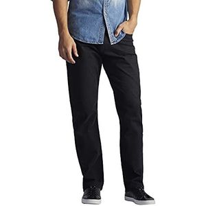 Lee Heren moderne serie extreme beweging rechte pasvorm taps toelopende been jeans, Ouder, Zwart, 30W / 32L