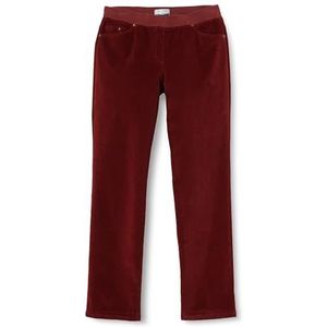 Raphaela by Brax Pamina Soft Corduroy broek voor dames, cranberry, 34W / 30L