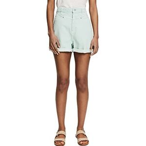 ESPRIT Shorts met destroyed-effecten, Dusty Green., 34W