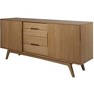 AC Design Furniture buffet Monika, B: 180 x D: 44 x H: 84 cm, Hout, Brown
