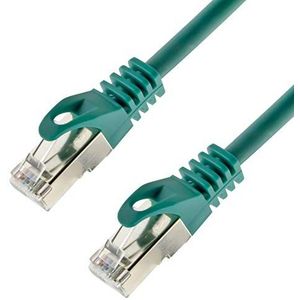 Netwerkkabel S/FTP PIMF Cat. 7 15 meter groene patchkabel Gigabit Ethernet LAN DSL CAT7 kabel
