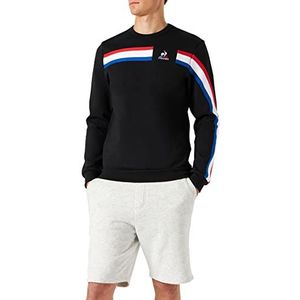 Le Coq Sportif Tri Crew Sweatshirt, nr. 1, Zwart, Extra Small