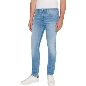 Pepe Jeans Skinny jeans voor heren, Blauw (Denim Mi5), 28W / 32L