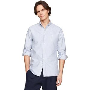 Tommy Hilfiger Men's Heritage Oxford Stripe Regular Long Sleeve Shirts