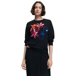 Sweatshirt met Arty-print