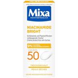 Mixa - Niacinamide Bright - Zonnebrandcrème - SPF 50 - Hypoallergeen - 50 ml