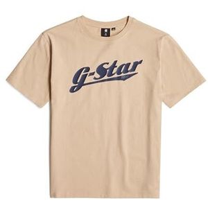 G-STAR Los T-shirt voor jongens, beige (crème D25537-01-137), 10 Jaar