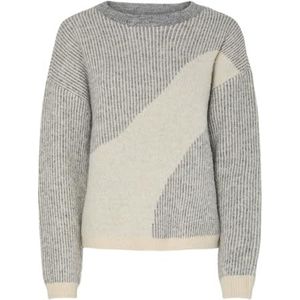 Pclinna O-Neck Loose Knit Pwp Bc, December Sky, XL