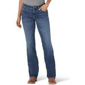 Wrangler Dames Q-Baby Mid Rise Boot Cut Ultimate Riding Jean Wrq20jb, Briley, 9W x 32L
