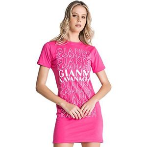 Gianni Kavanagh Pink Ego Tee Casual Jurk Dames, Roze, XS