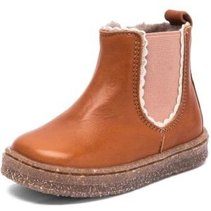 Bisgaard Siggi Lamb Sneakers voor kinderen, cognac, 29 EU