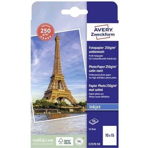 Fotopapier - Wit - Sijden Matte Premium - 250 g/m²