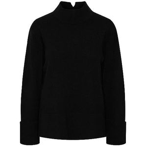 YAS EMILIE Highneck Knit Pullover S. NOOS, zwart, XL