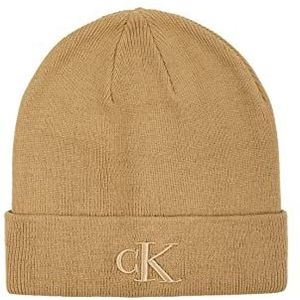 Calvin Klein heren winter hoed, Timeless Camel, Eén maat
