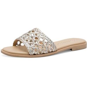 MARCO TOZZI Damessandalen met gatenpatroon voor de zomer, Roze met kam, 39 EU