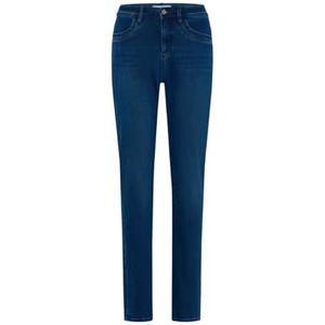 BRAX Carola Five-Pocket-jeans voor dames, in thermo-denim, vrijetijdsbroek, Used Regular Blue., 36W x 32L