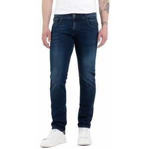 Replay Jeans voor heren Anbass Slim-Fit met Power Stretch, donkerblauw 007, 32W x 29L