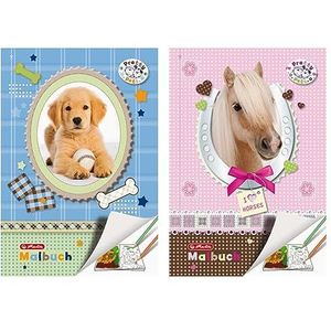 Herlitz kleurboek Pretty Pets DIN A4, 28 pagina's