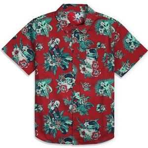 Star Wars Heren Button Down Shirt, Rood Dit is het boeket, S, Rood Dit is het boeket, S