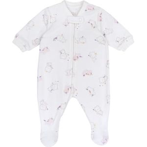 Chicco Romper voor baby en peuters, uniseks kinderen, Roze bedrukt, 0 Maanden