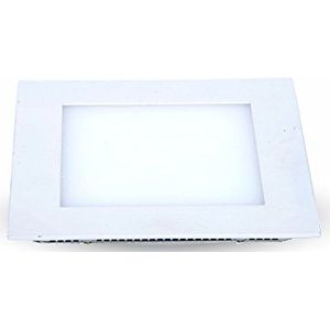 V-TAC 4832 22 W LED-paneel inbouwlamp vierkant 3000 Kelvin warm wit licht wit gelakte rand VT-2200 SQ