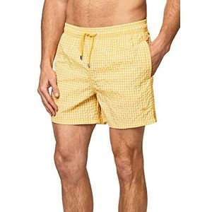 Hackett London Gingham zwembroek voor heren, Mango, S